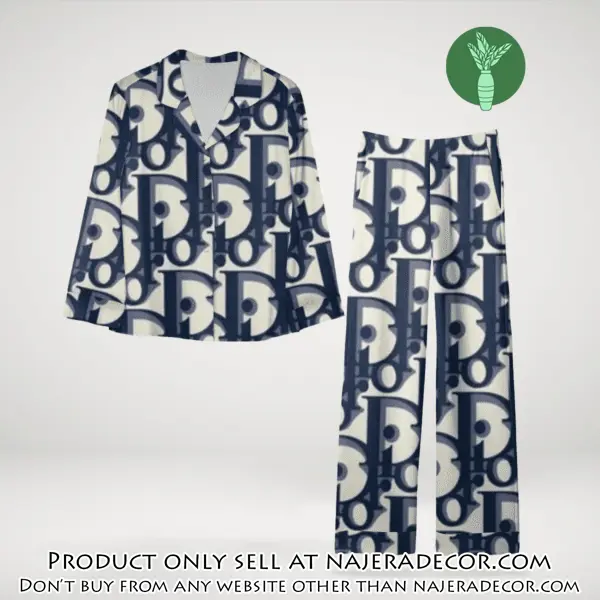 Trending luxury dior satin pajama set pjs1044 njr3814822